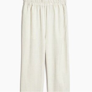 Madewell Huston Linen Crop Pants